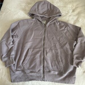 Abercrombie Oversized Boyfriend Full-Zip Hoodie